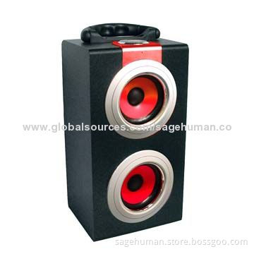 Portable Bluetooth Speaker, Output Hi-Fi Sound Quality, Supports USB/SD/Aux-in